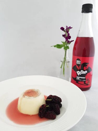 Easy Panna Cotta & Fresh Fruit Syrup